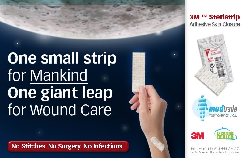 Visuel vedette 3M Steristrip : One small strip for Mankind