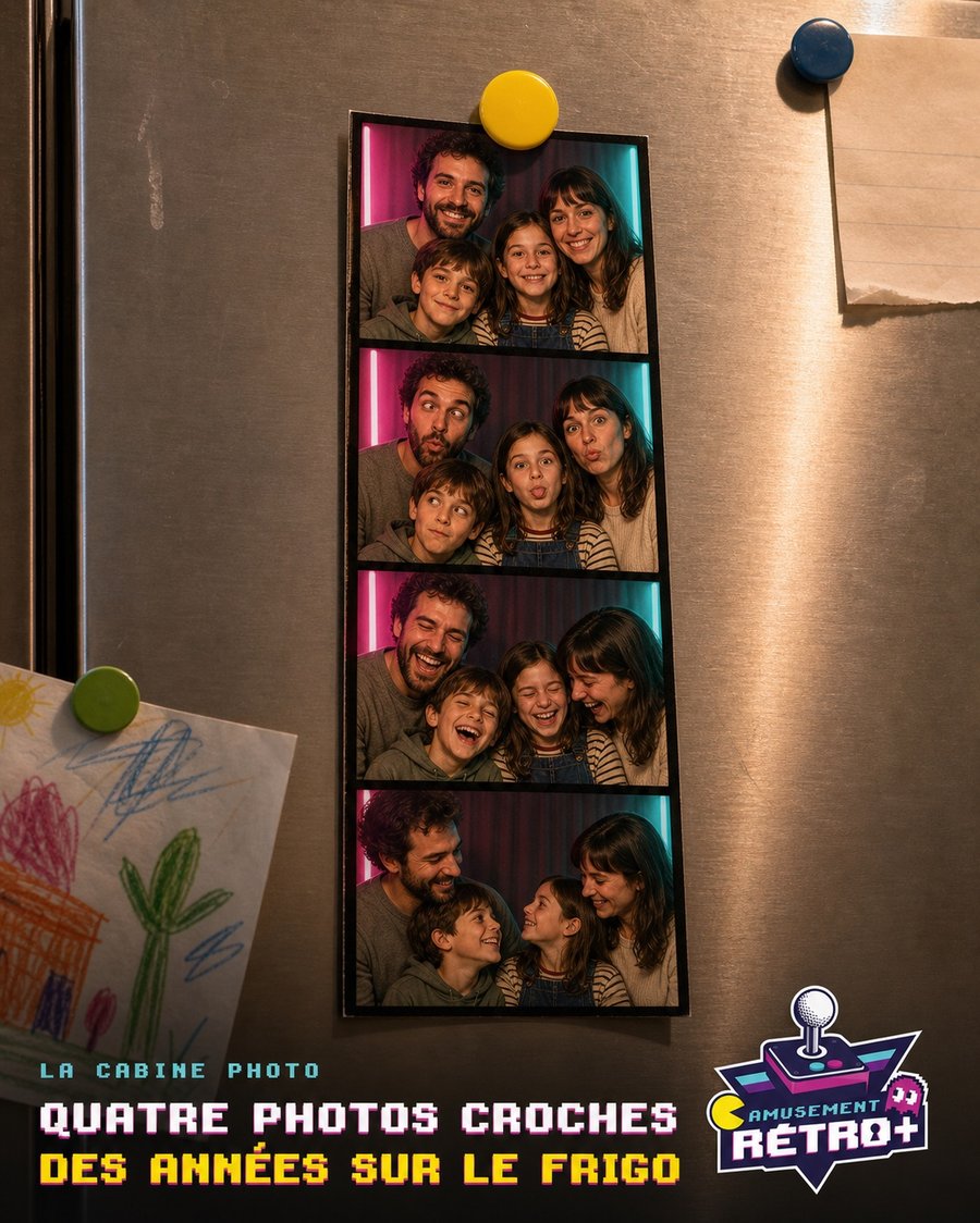 Quatre photos croches