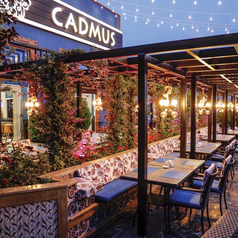 Intérieur élégant du restaurant Cadmus
