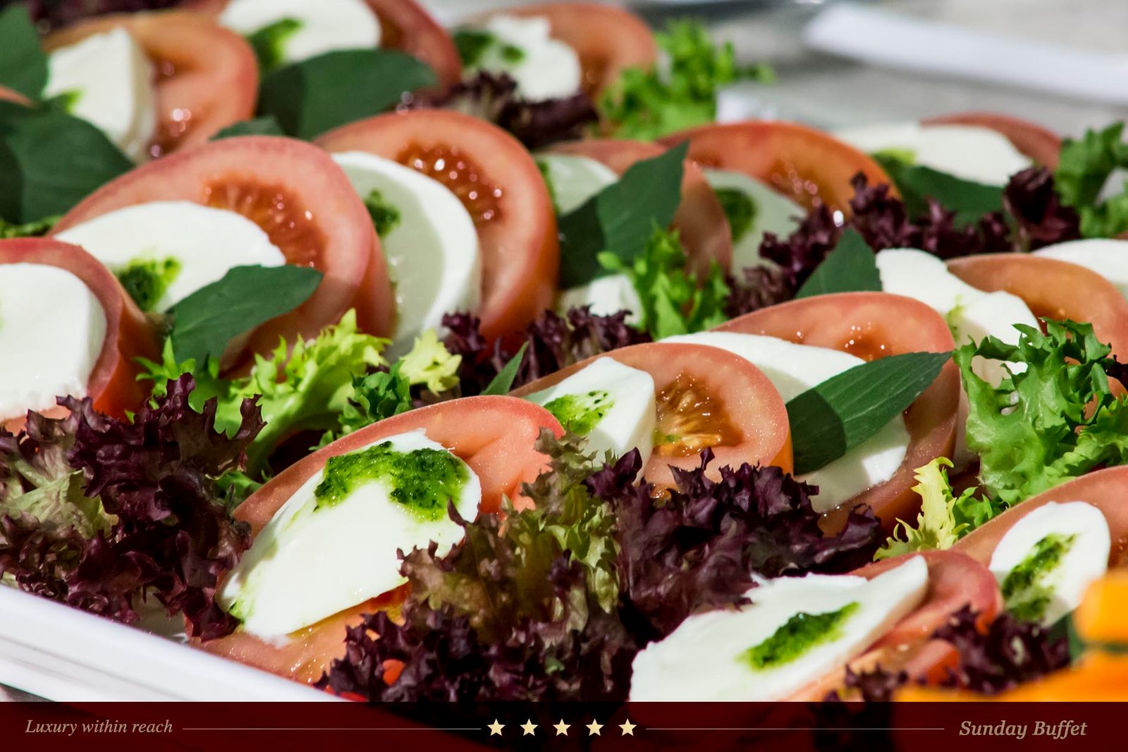 Photographie de salade caprese fraîche