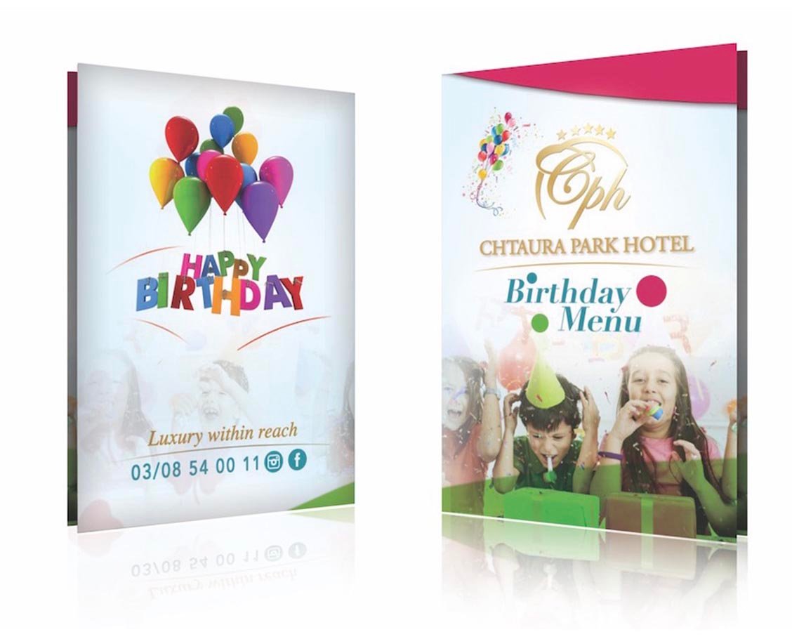 Design de carte d'occasion spéciale