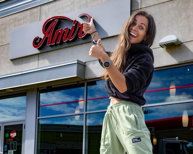 Photographie Amir — wraps, salades et détails