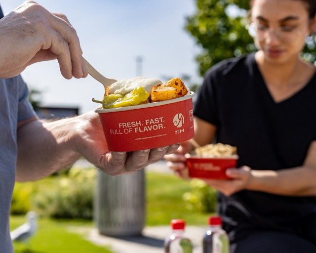 Photographie Amir — wraps, salades et détails