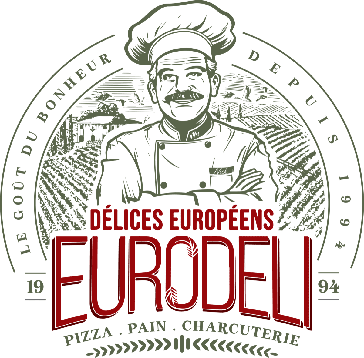 L'emblème final Eurodeli