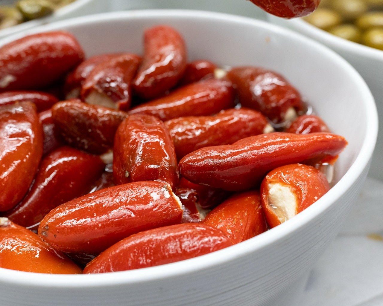 Bol de poivrons farcis