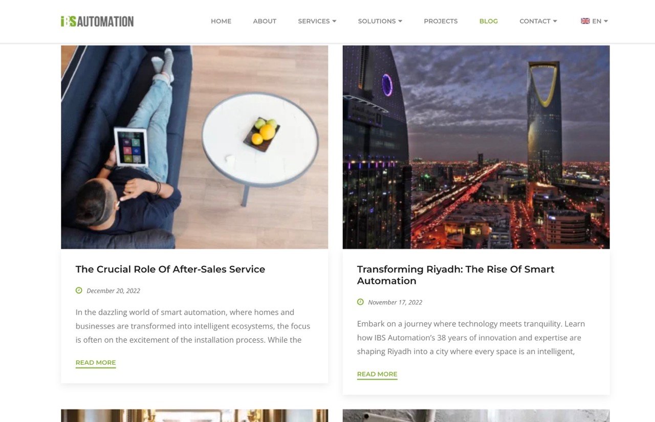 Blog de l'entreprise