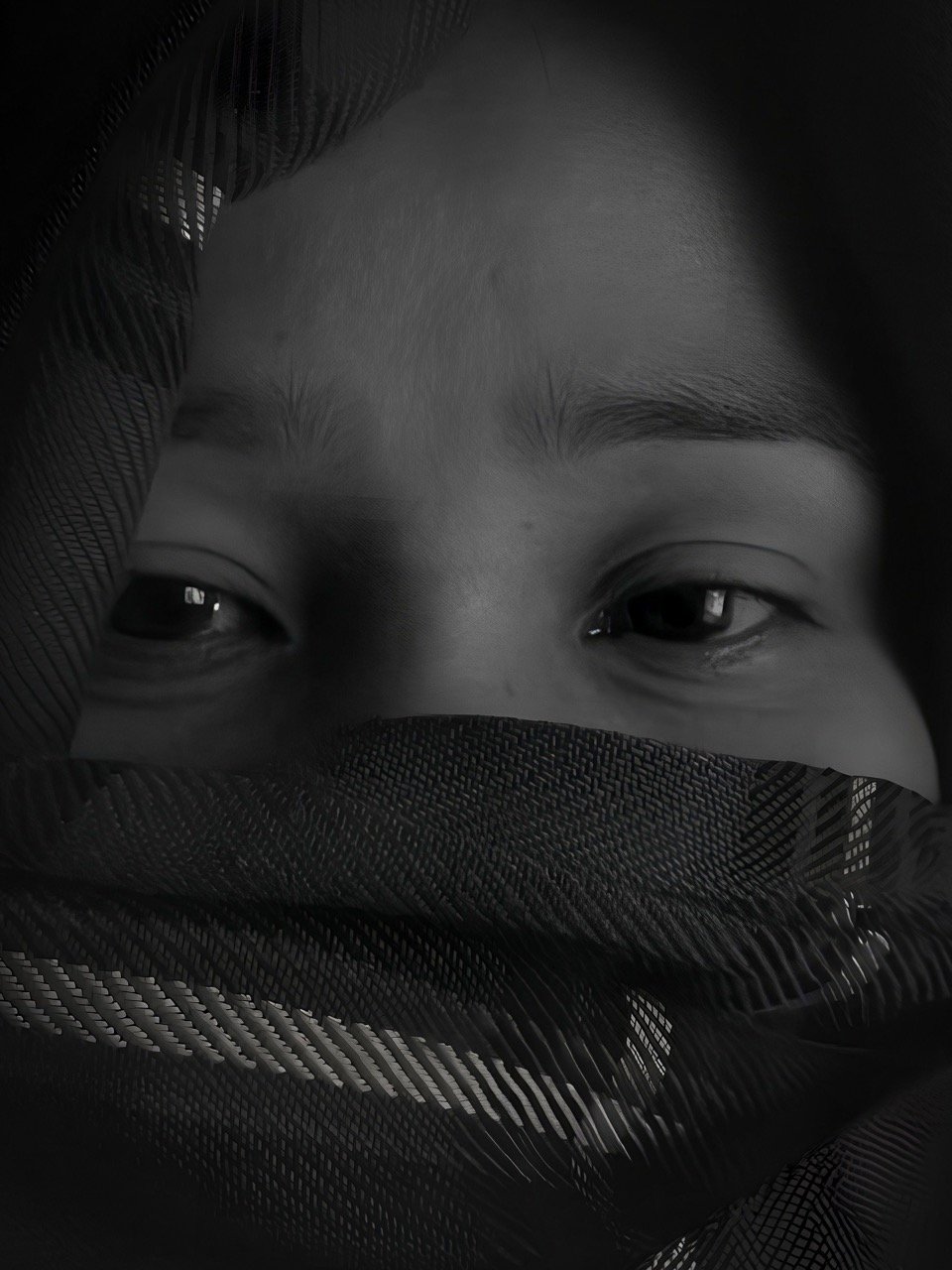 Portrait noir et blanc saisissant de la collection Personages