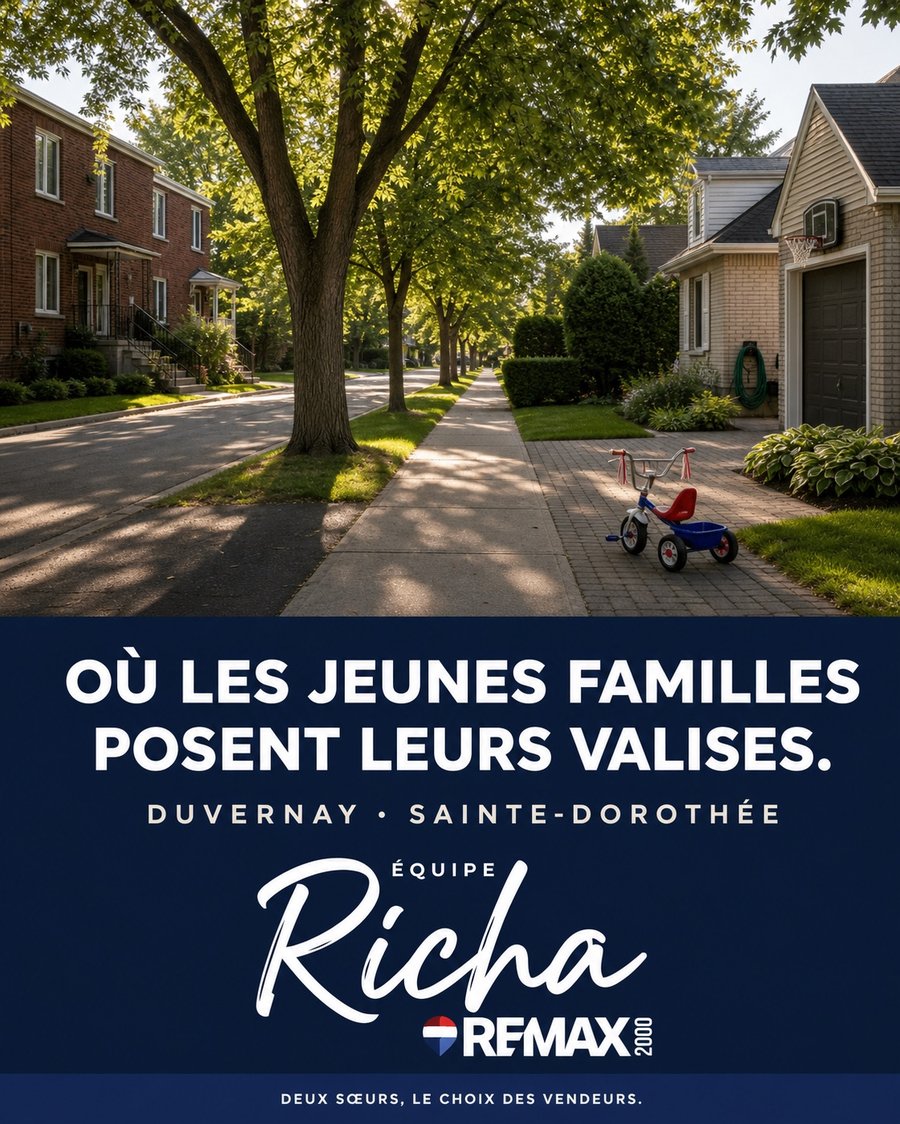 Où les jeunes familles posent leurs valises