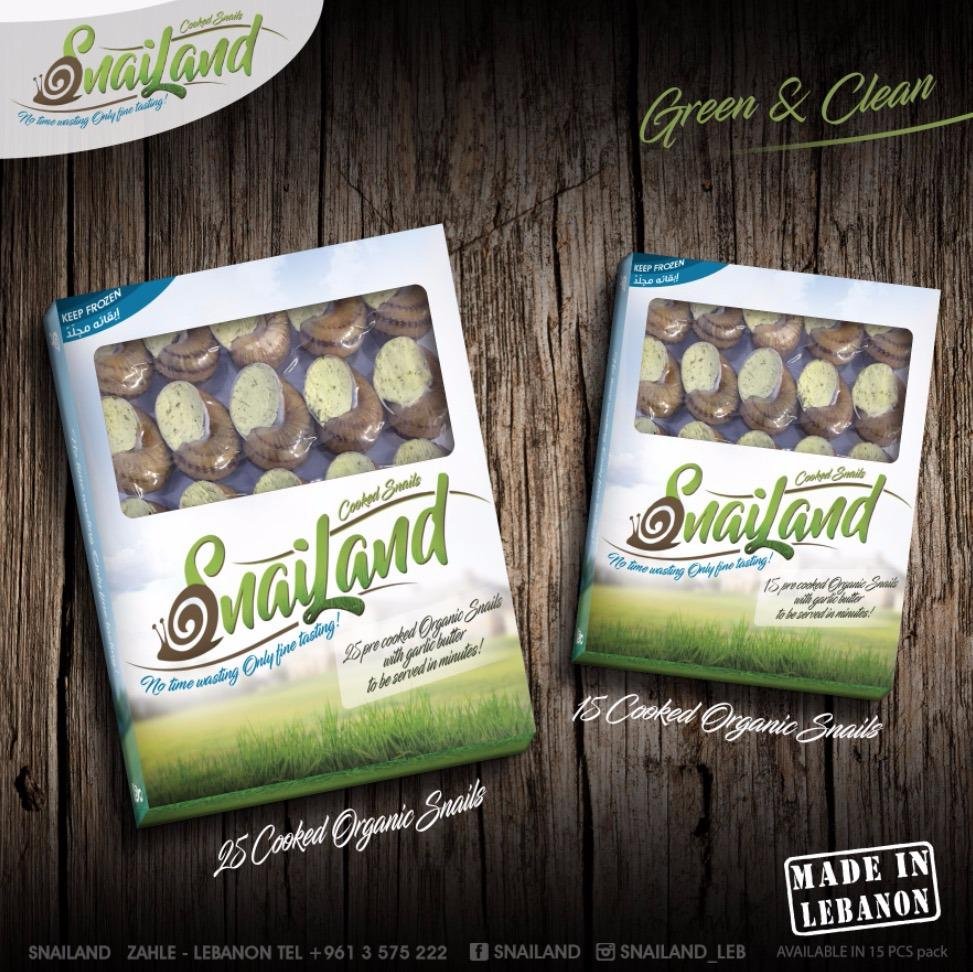 Rendu 3D de l'emballage SnailLand