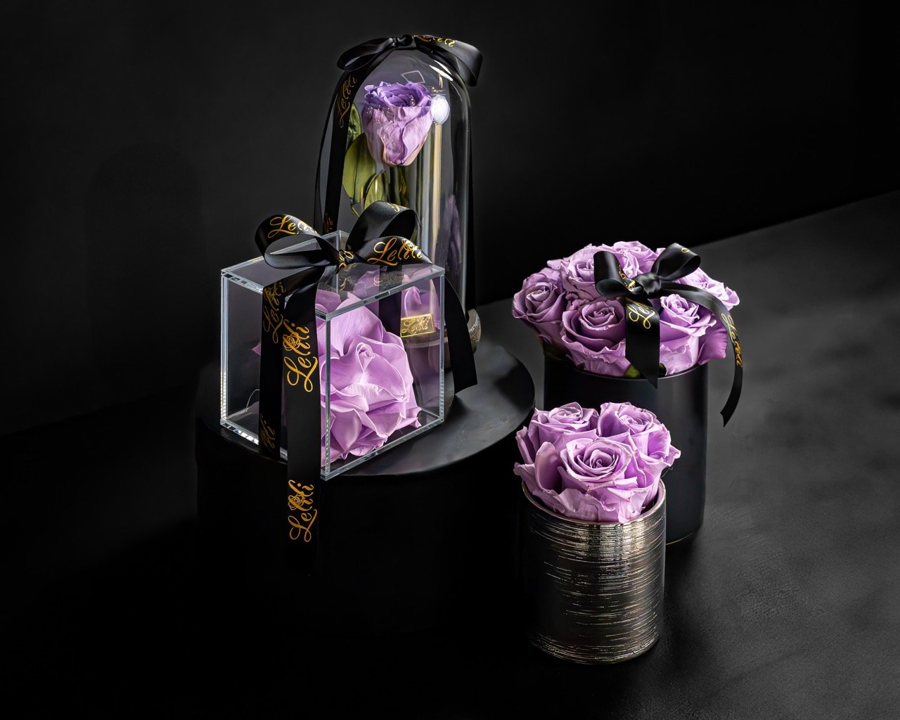 Arrangement floral sombre