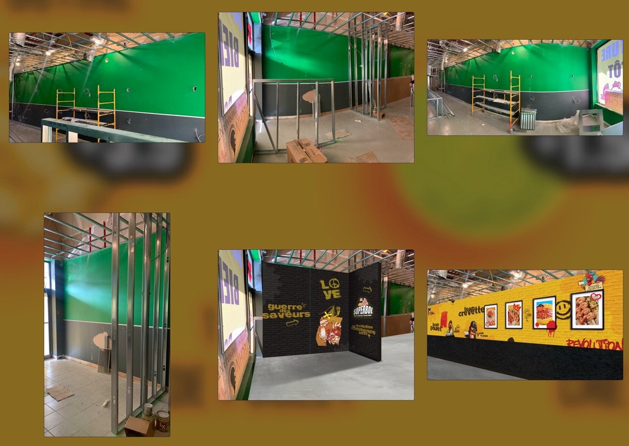 Image de marque interne pendant la construction