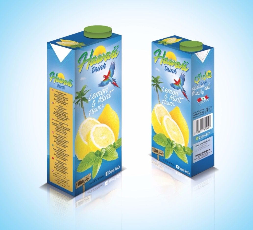 Emballage de jus 1 litre