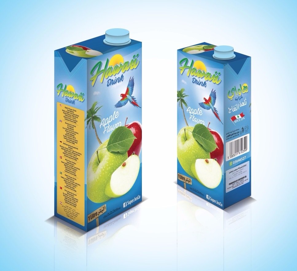 Emballage de jus 1 litre