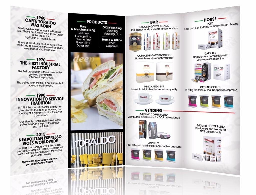 Menu de restaurant tri-volets