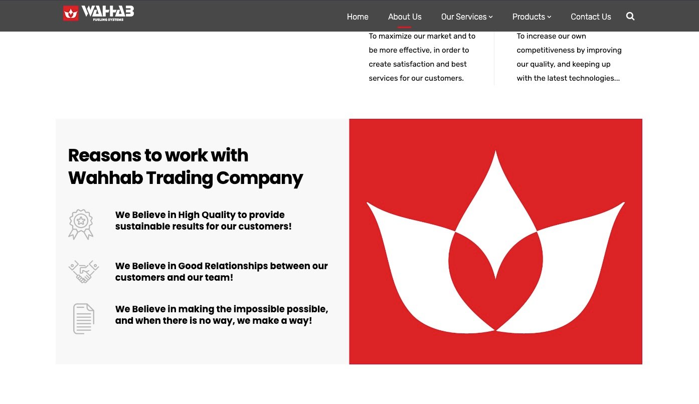 Raisons de travailler avec Wahhabco