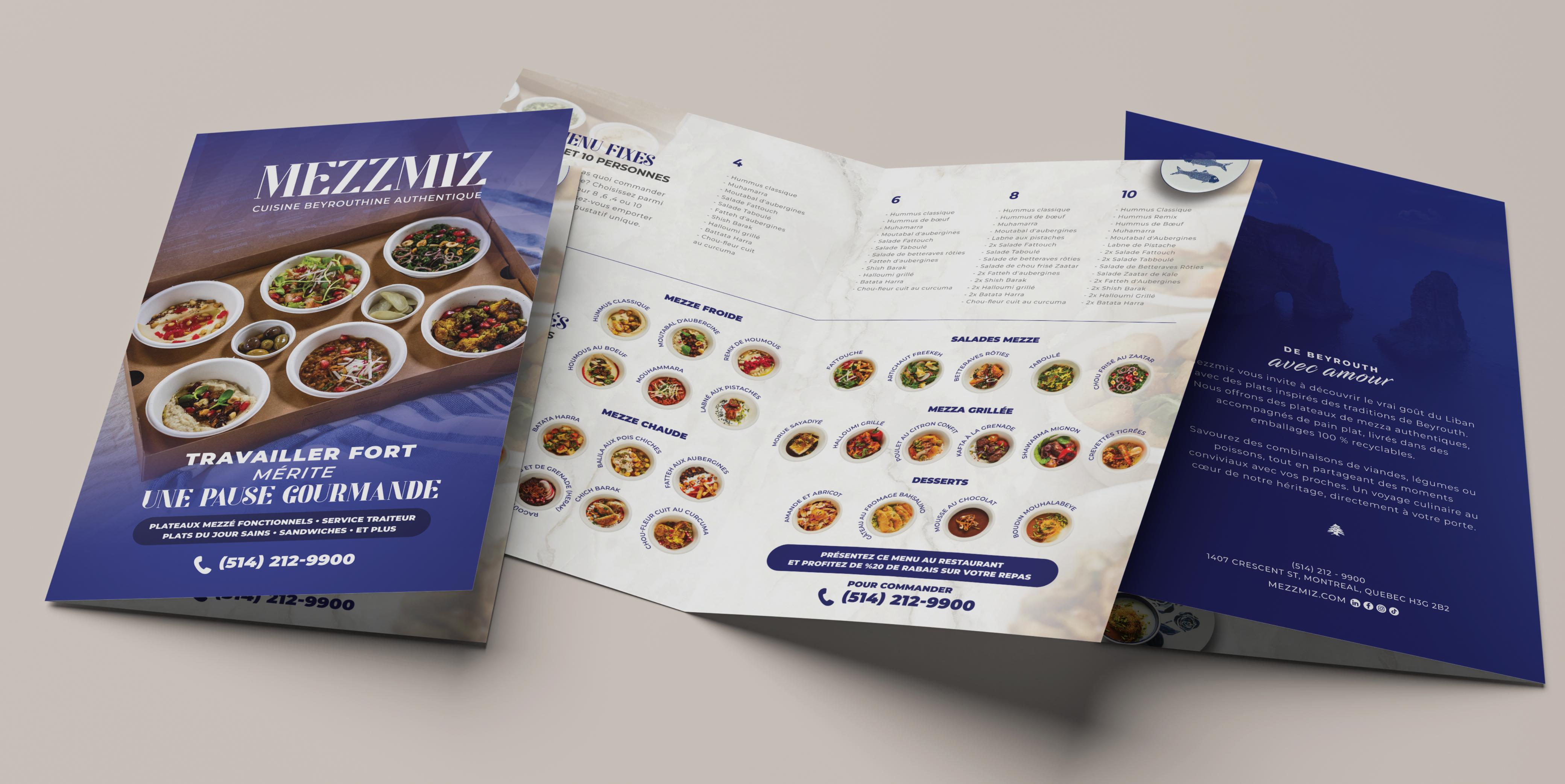 A branded brochure.