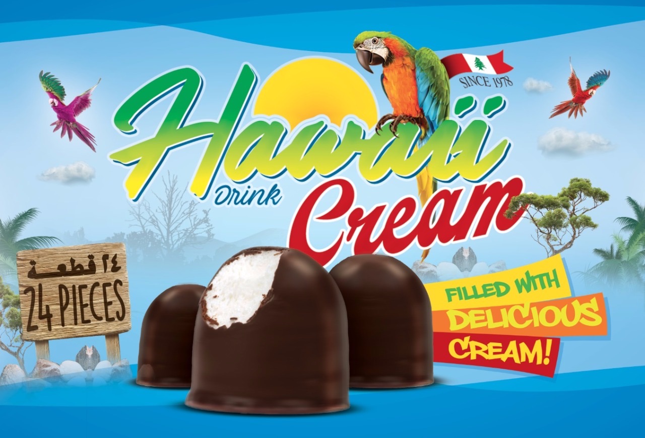 Cream snack box.