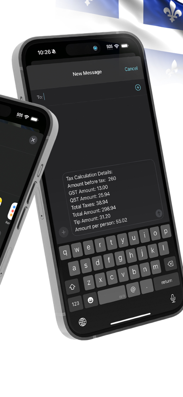 Feature: Clear, pre-formatted sharing text.