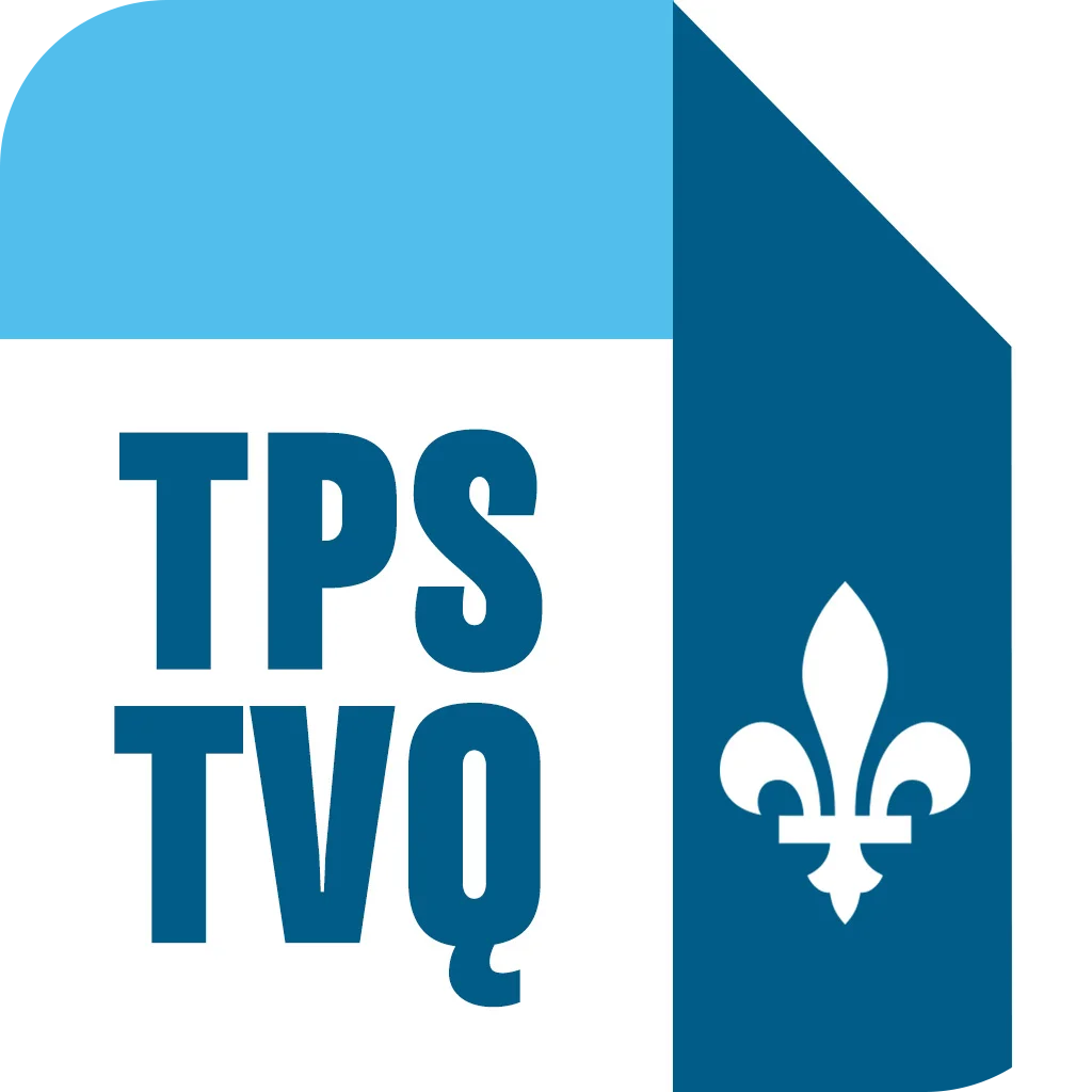 The official app icon for the Québec TPS TVQ Calculator