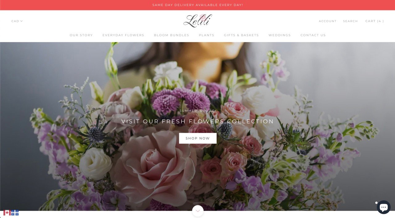 Lelili E-commerce Website